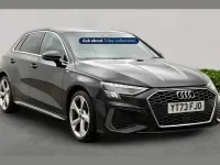 Used Audi A3 S-Line 108 HP (79 kW) 2023 Black Sedan