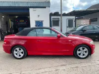 Used BMW 118 Cabriolet 143 HP (105 kW) 2009 Red Cabriolet