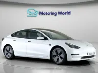 Used Tesla Model 3 Standard Range Plus 239 kW (325 HP) 2021 White Sedan