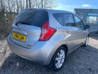 Used Nissan Note Tekna 90 HP (66 kW) 2014 Silver Hatchback
