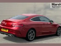 Used Mercedes C200 AMG line 180 HP (132 kW) 2021 Red Coupe