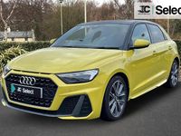 Used Audi A1 S-Line 113 HP (83 kW) 2019 Yellow Hatchback