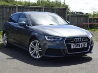 Used Audi A3 S-Line 116 HP (85 kW) 2019 Grey Sedan