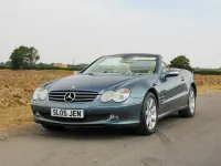 Used Mercedes SL500 306 HP (225 kW) 2005 Blue Cabriolet