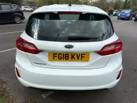 Used Ford Fiesta Zetec 2018 White Hatchback