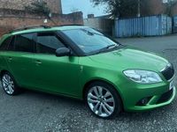 Used Skoda Fabia vRS 180 HP (132 kW) 2011 Green Hatchback