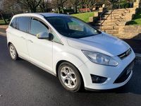 Used Ford Grand C-Max Zetec 125 HP (91 kW) 2013 White MPV