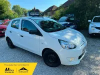 Used Mitsubishi Mirage 71 HP (52 kW) 2014 White Hatchback