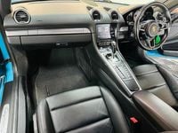 Used Porsche 718 Cayman 350 HP (257 kW) 2018 Blue Coupe