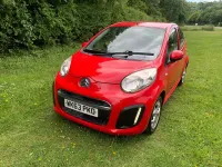 Used Citroën C1 68 HP (50 kW) 2013 Red Hatchback