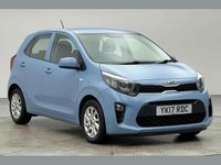 Used Kia Picanto 83 HP (61 kW) 2017 Blue Hatchback
