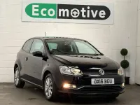 Used VW Polo Match 60 HP (44 kW) 2016 Black Hatchback