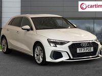 Used Audi A3 Sportback e-tron S-Line 2022 White Hatchback