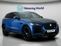 Used Jaguar F-Pace R-Dynamic 201 HP (147 kW) 2021 Blue SUV