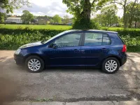 Used VW Golf V Match 105 HP (77 kW) 2008 Blue Hatchback