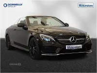 Used Mercedes C200 AMG Line Premium Plus 2018 Black Cabriolet