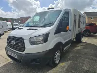 Used Ford Transit 130 HP (95 kW) 2018 White Cabriolet