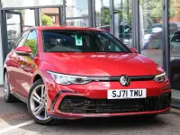 Used VW Golf VIII R-line 128 HP (94 kW) 2021 Red Hatchback