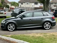 Used Audi A3 S-Line 150 HP (110 kW) 2018 Grey Sedan