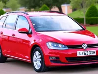 Used VW Golf VII 2013 Red Estate