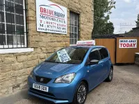 Used Seat Mii Design 60 HP (44 kW) 2019 Blue Hatchback
