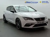 Used Seat Leon CUPRA 285 HP (209 kW) 2020 White Hatchback