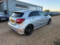 Used Mercedes A180 AMG line 109 HP (80 kW) 2017 Silver Hatchback