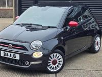 Used Fiat 500 Red 2022 Black Hatchback