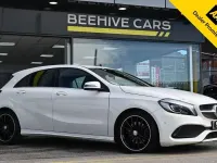 Used Mercedes A220 AMG line 2016 White Hatchback