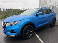 Used Nissan Qashqai N-Connecta 113 HP (83 kW) 2018 Blue SUV