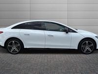 Used Mercedes EQE350 AMG line 214 kW (292 HP) 2025 Opalite white bright Sedan