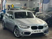 Used BMW 118 Sport Line 136 HP (100 kW) 2016 Silver Hatchback