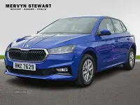 Begagnad Skoda Fabia Comfort 2023 Blå Halvkombi