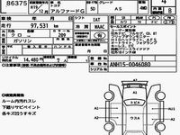 Used Toyota Alphard 159 HP (116 kW) 2007 Black MPV