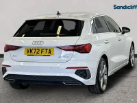 Używany Audi A3 S-Line 150 KM (110 kW) 2024 Biały Hatchback