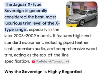 Used Jaguar X-type Sovereign 143 HP (105 kW) 2009 Grey Sedan