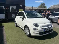Used Fiat 500 Lounge 69 HP (50 kW) 2015 White Hatchback