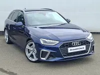 Used Audi A4 S-Line 204 HP (150 kW) 2023 Blue Estate