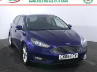 Used Ford Focus Zetec 125 HP (91 kW) 2015 Blue Hatchback