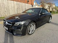 Used Mercedes E220 AMG Line Premium 2017 Black Cabriolet