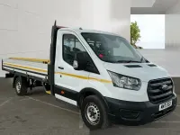 Used Ford Transit 130 HP (95 kW) 2021 White Cabriolet