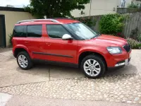 Used Skoda Yeti SE L 110 HP (80 kW) 2015 Red SUV