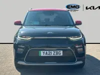 Used Kia Soul EV First Edition 147 kW (201 HP) 2021 Quartz black /red roof SUV