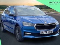 Used Skoda Fabia Design Edition 113 HP (83 kW) 2025 Race blue metallic black magic pearl effect Hatchback