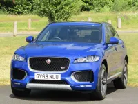 Used Jaguar F-Pace S 300 HP (220 kW) 2018 Blue SUV