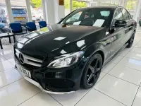 Begagnad Mercedes C250 AMG line 2015 Svart Sedan