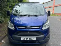 Usado Ford Transit Custom Trend 125 CV (91 kW) 2014 Azul Van