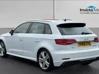 Begagnad Audi A3 S-Line 150 HK (110 kW) 2018 Vit Sedan