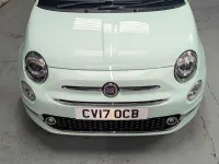 Used Fiat 500 Lounge 69 HP (50 kW) 2017 Green Hatchback