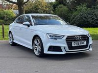 Used Audi A3 S-Line 116 HP (85 kW) 2018 White Sedan